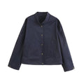 Women's casual pilot jacket Coat short baseball jacket