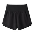 LU Women's new high waist and abdomen anti-exposure shorts