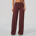 Women's new sanding slim pants loose wide-leg casual pants