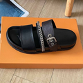 Women's new casual fashion chain decorative slippers have a shoe box