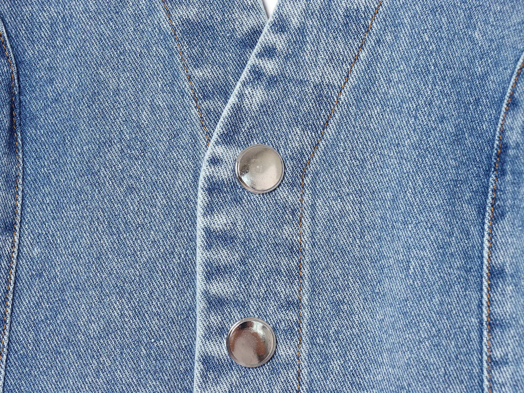 Women's flip hanging collar denim mini dress