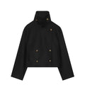 Women's thick wool blend short Coat