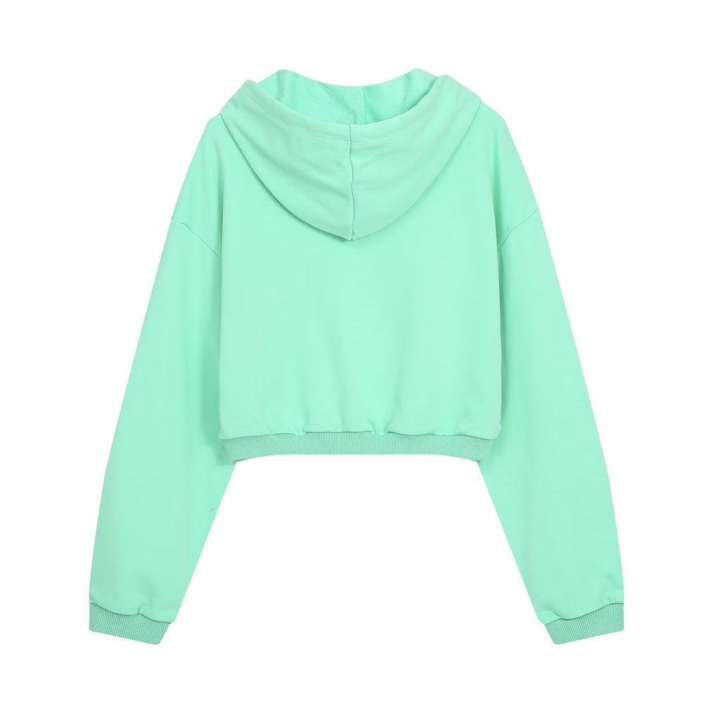 suit Women's 2 pieces comfortable casual short hooded sweatshirt+Pants