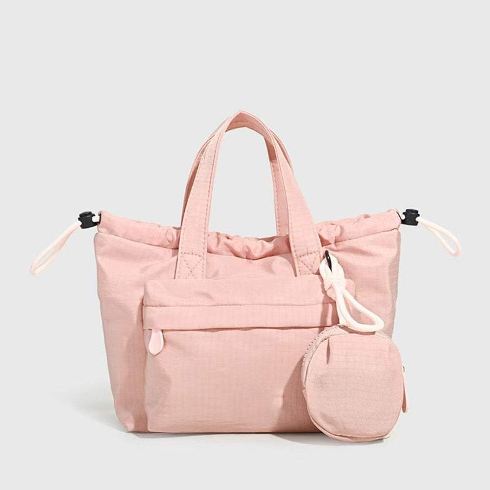 Women's new leisure drawstring design portable messenger bag