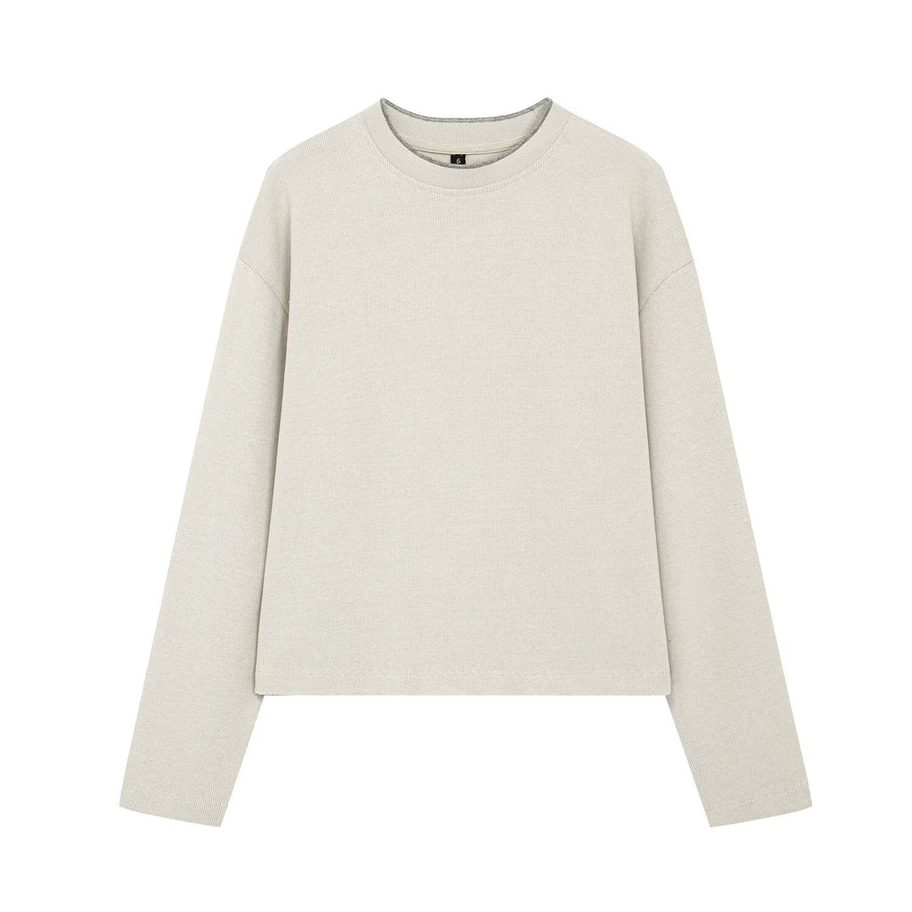 suit Women's 2 pieces contrasting striped soft texture sweatshirt+Pants
