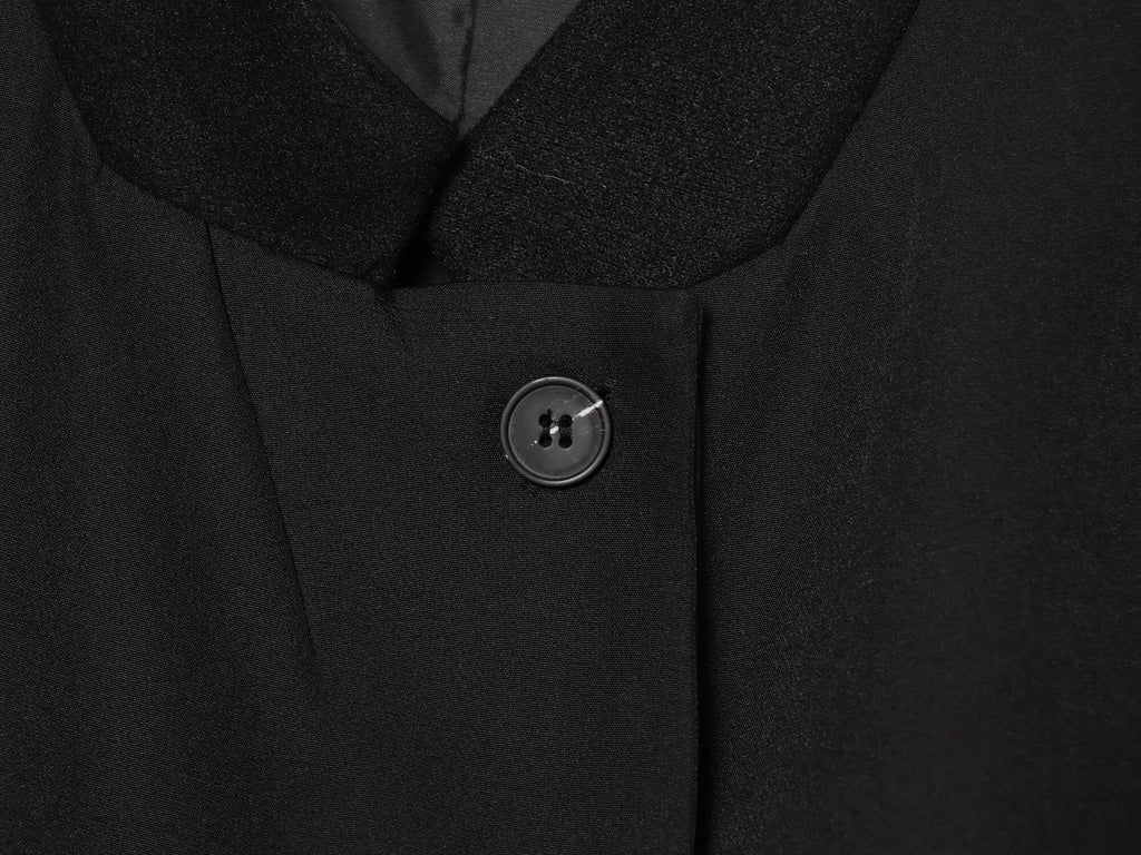 suit Women's 2 pieces black casual short Blazer Coat+Pants