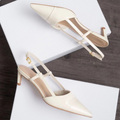 Women's new patent leather pointed high heels