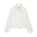 Women's Casual Stand Collar Jacket Coat