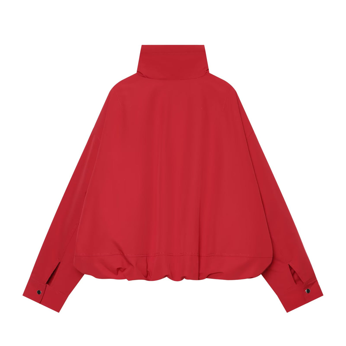 Women's with drawstring short cotton jacket Coat