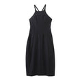 Women's New Fashion Vacation Style sleeveless suspender Midi Dress