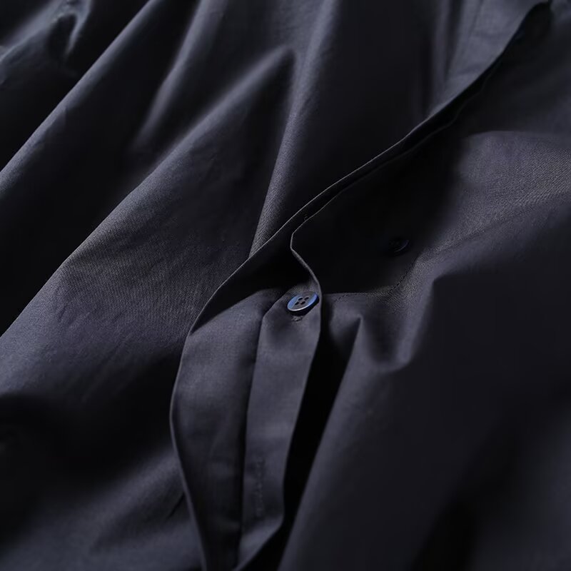 Women's waist-tied belted shirt-style midi dress