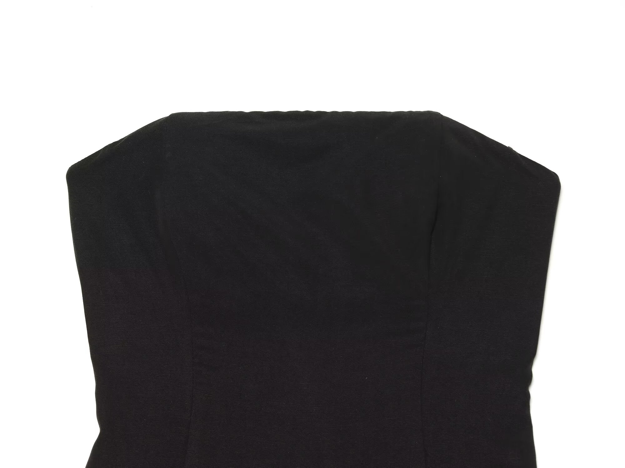 Women's strapless loose MIDI jumpsuit