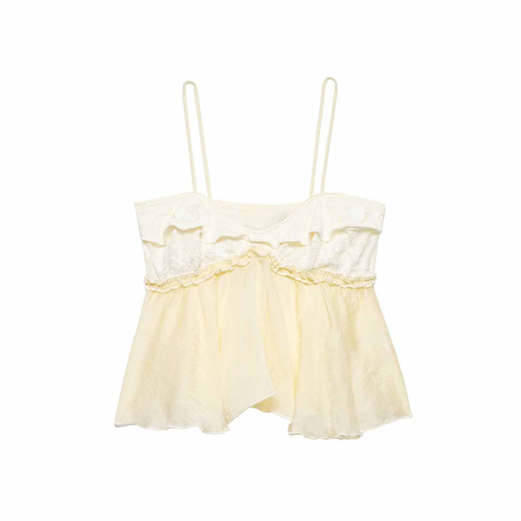 Women's new fashion lace stitching camisole