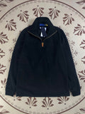 Men's and women's new casual Joker Mini fabric long sleeve half zipper sweater